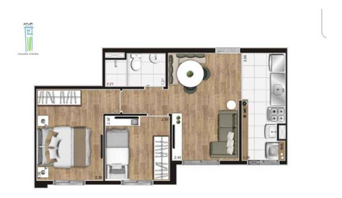 Imagem 4 de 30 de Apartamento À Venda, 41 M² Por R$ 263.200,00 - Vila Nova Cachoeirinha - São Paulo/sp - Ap0767