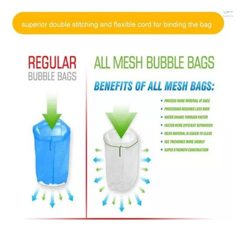 Bolsa Saco De Extração Bubble Bag All Mesh 1 Unid 4l Amarelo 73 Mícrons