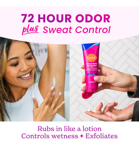 Desodorante Lume Controlad El Sudor Corporal 90 Ml 72 H