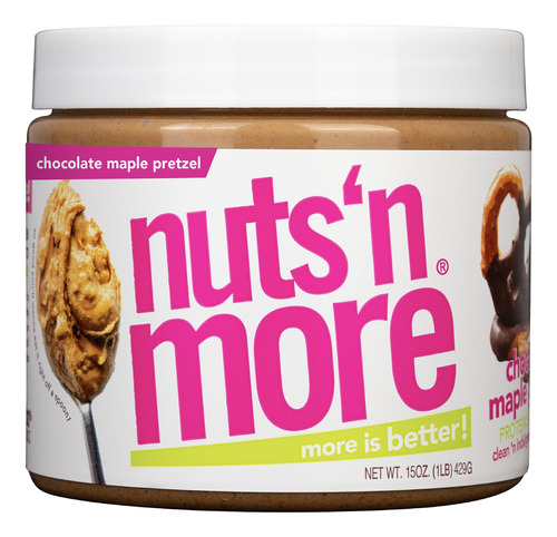 Nuts 'n More - Mantequilla De Man Con Pretzel De Arce Y Choc