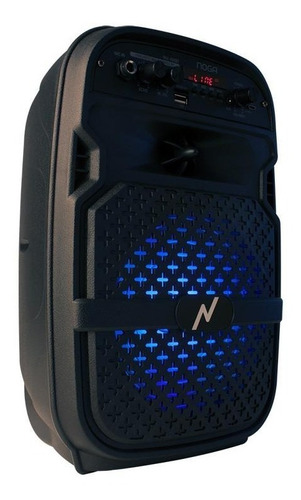 Parlante Portatil Bluetooth Noga 400bt Karaoke Usb Fm Leds