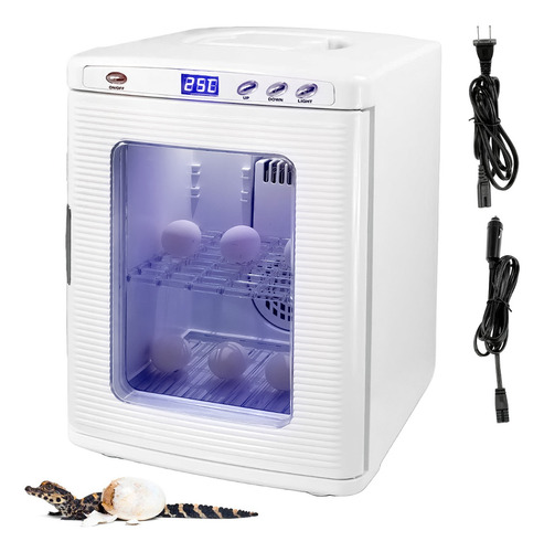 Incubadora Huevos Reptiles 5 A 60° C Corriente Ac Dc