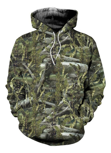 Cc Hojas Arce Camuflaje Sudaderas Con Capucha 3d Pesca Caza