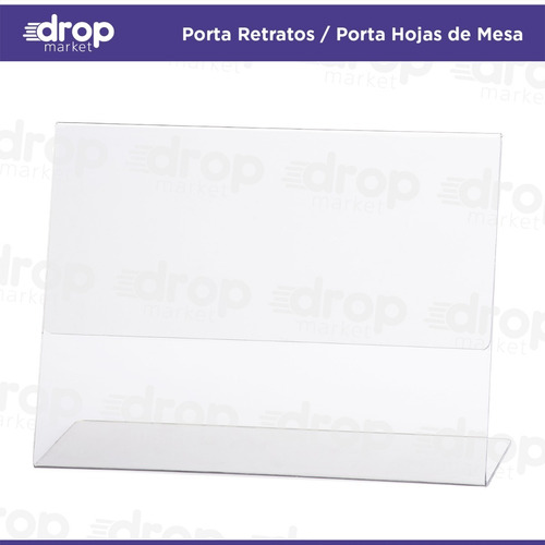 Imagen 4 de 10 de Porta Retratos 15x21 | Portafotos Pet Tipo Acrílico X 10 U.
