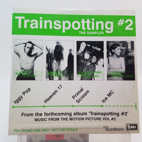 Trainspotting Sampler #2 - Cd Single Uk - Ex - Iggy Pop