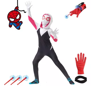 Disfraz De Superhéroes Gwen Stacy Hombre Araña Niños Ropa,disfraz Niños Cosplay Ropa Con Máscara Ropa,los Vengadores Ropa Unida,disfraz De Cosplay