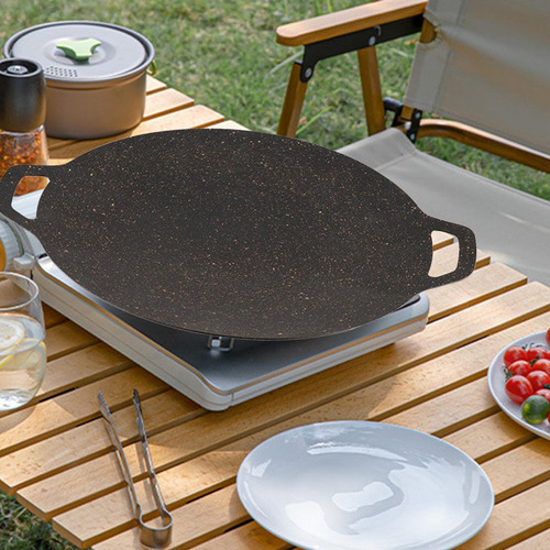 Barbacoa Parrilla Sartenes Freír Para Mochileros 28cm