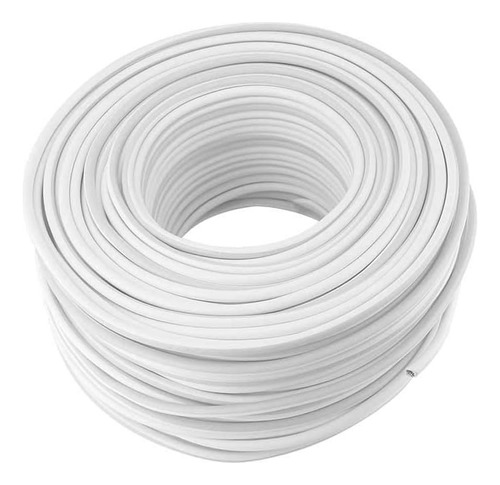 Rollo Cable Thw 10awg 100% Cobre Tipo Thw/thhn Blanco Isonic