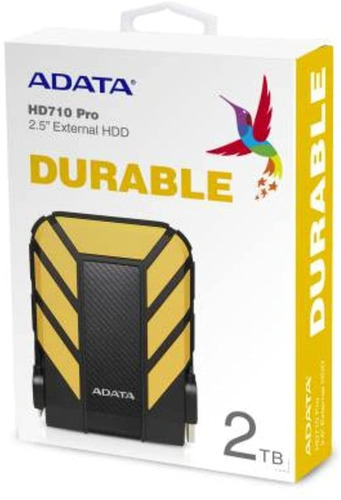 Disco Duro Externo Adata Hd710 Pro 2tb 3.1 Amarillo