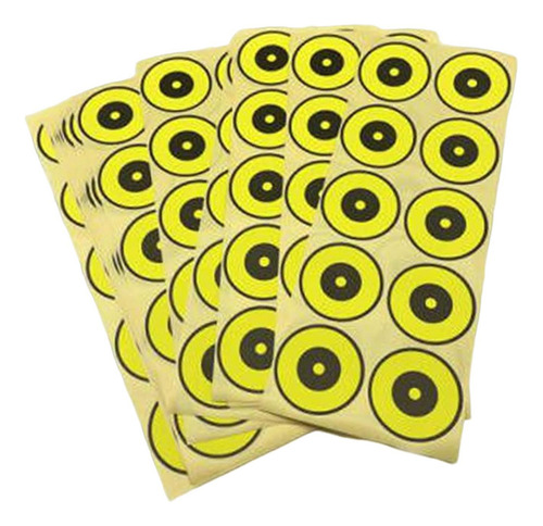 Hw 250 Uds/25 Hojas Pegatinas De Objetivos De Amarillo