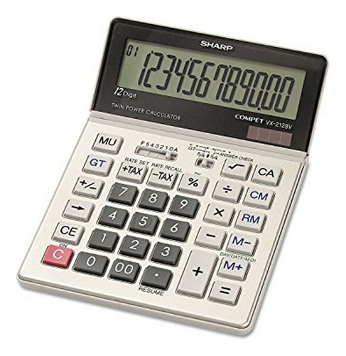 Calculadora De Sharp Vx2128v Vx2128v Comercial De Escritorio