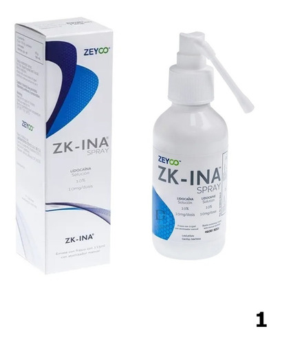 Spray Tópico Lidocaína 10% Zk-ina Zeyco ( 2 Pack )