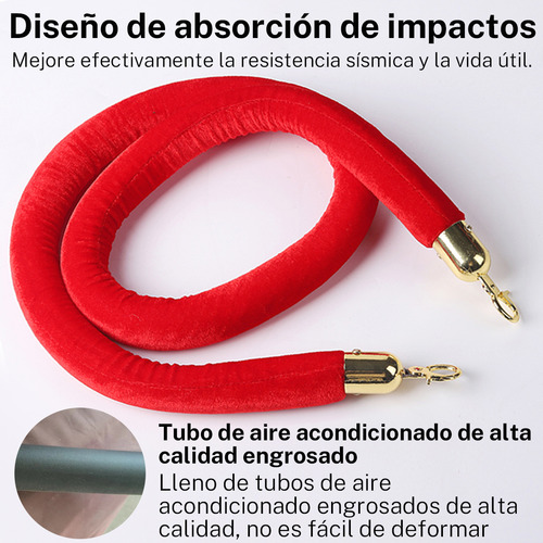 Barrera De La Cuerda De Control De La Muchedumbre Rojo