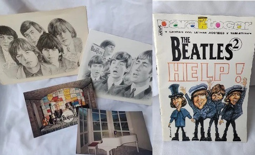 Fotos + Para Tocar The Beatles 2 Help Revista Partitura