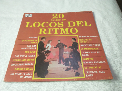 Los Locos Del Ritmo  20 Éxitos  Lp Vinilo Disco.