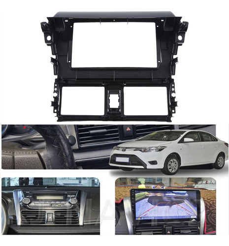 Fascia De Radio De Coche 2din 10.1 Para Vios Yaris 2013-2017