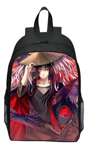 Mochila Escolar Primaria Naruto 3d De 16 Pulgadas 220 .
