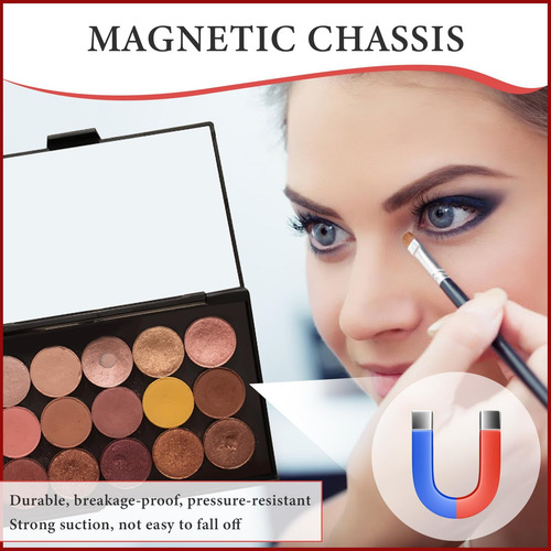Paleta De Maquillaje Magnética Vacía Con Espejo - Paleta De