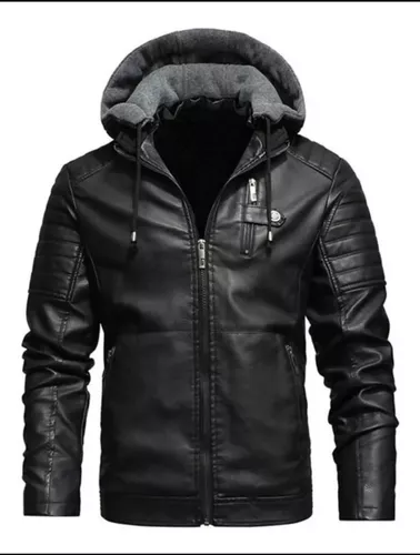 UNDGZ Chaqueta Cuero Hombre, De los Hombres PU Chaqueta de Cuero Hombres  Chaquetas de Cuero for Hombre Stand Chaqueta de Collar for Hombre Estilo de  Motocicleta Masculino Abrigos de Moda Cazadoras 