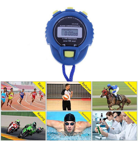 4 Cronómetro Digital Con Cordón Atletismo Cronómetro