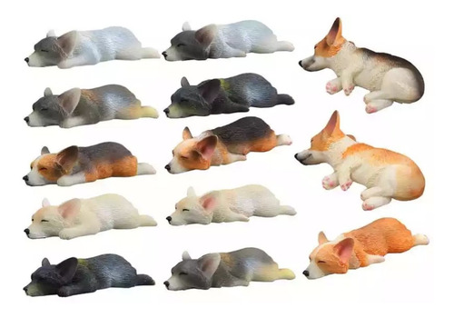 Molde Silicon Perro Corgi Patas Hacia Atrás