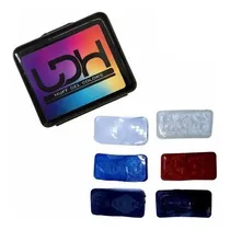 Comprar Kit 6 Abafador De Tambores Luen Ldh Muff Gel Colors Azul