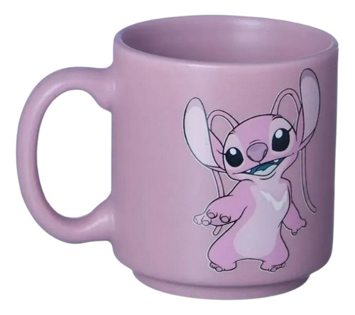 Caneca Mini Tina Disney Stitch Angel 100 Ml