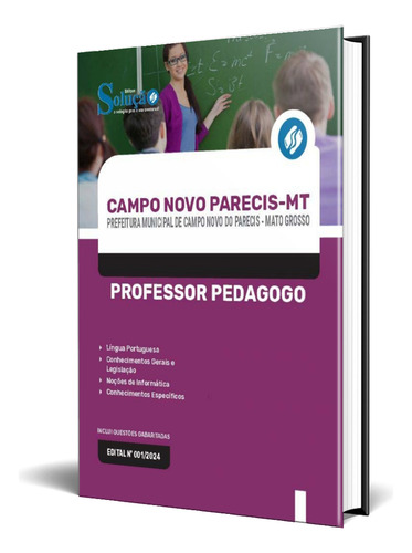 Apostila Professor Pedagogo Campo Novo Do Parecis Mt