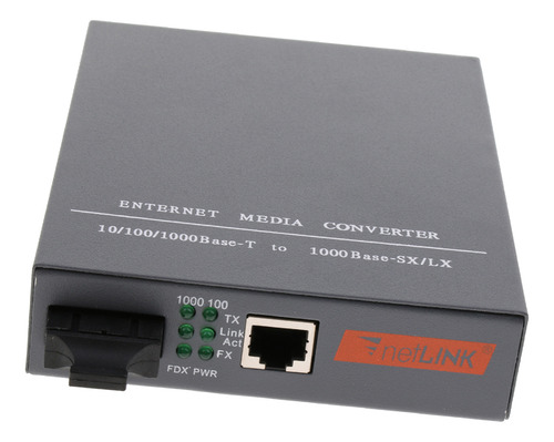 2 Transceptor De Fibra De Modo Gigabit Ethernet Media