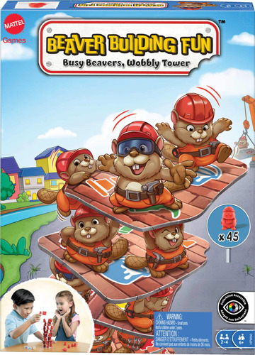 Mattel Games Juego De Mesa Castores Movedizos Para Niños De