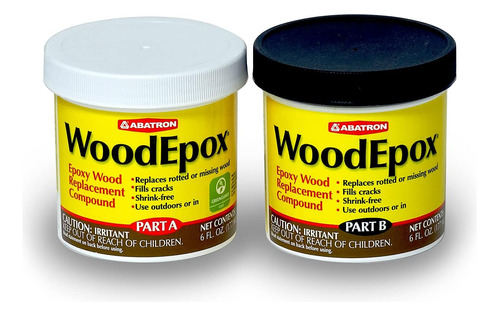 Compuesto De Reemplazo De Madera Epoxi Woodepox, Kit De...