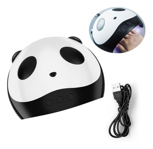Secador De Uñas Uv Diseño Panda Lámpara 36w