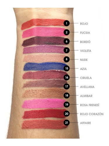 Imagen 2 de 3 de Labial Líquido Intransferible All Day Larga Duración Z249 Acabado Mate Color 19 - Rosa Frenes