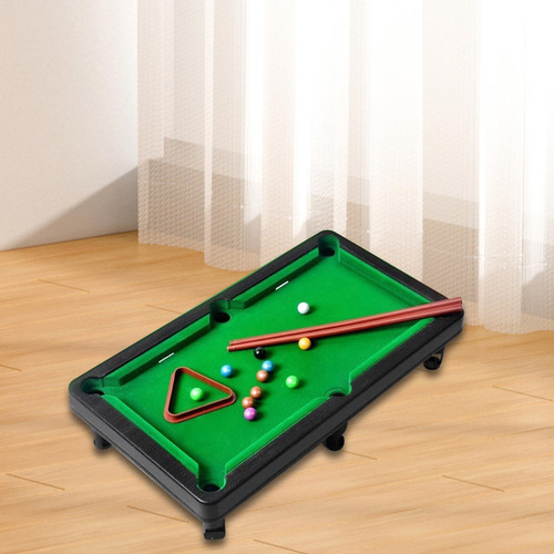 Mini Juego De Billar De Mesa, Juego De Billar Casero, Bolas
