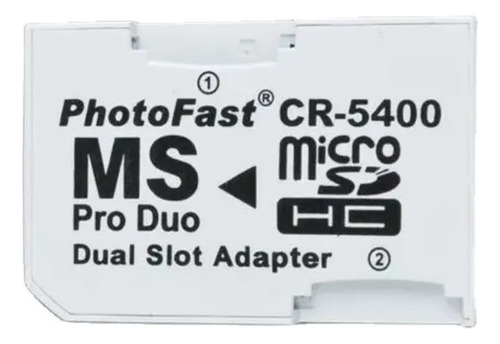 Adaptador Microsd Memory Stick Produo Psp Camara Hasta 128gb