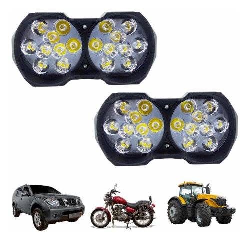 Focos Neblineros Moto Led 18 ( 2 Unidades)