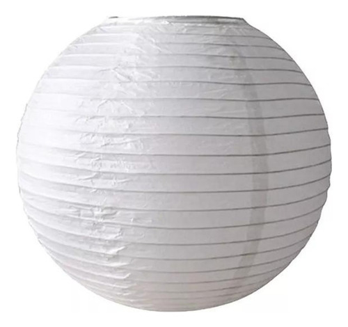 Pantalla Blanca De Papel Globo Lampara China 25 Cm