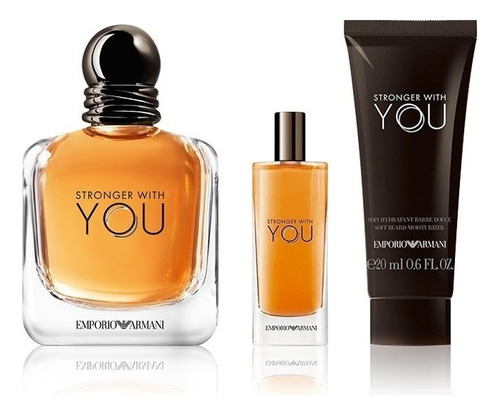 Set Armani Stronger With You Edt 100ml Premium