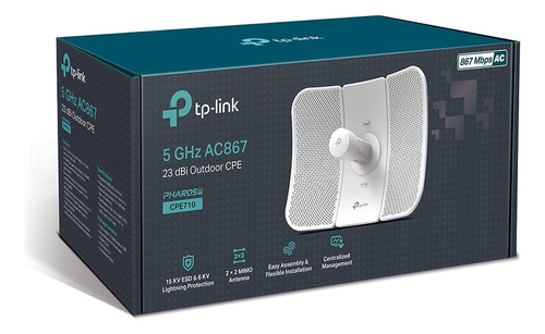 Tp-link Antena Cpe 5ghz Ac867mbps 23dbi Outdoor -sku: Cpe710