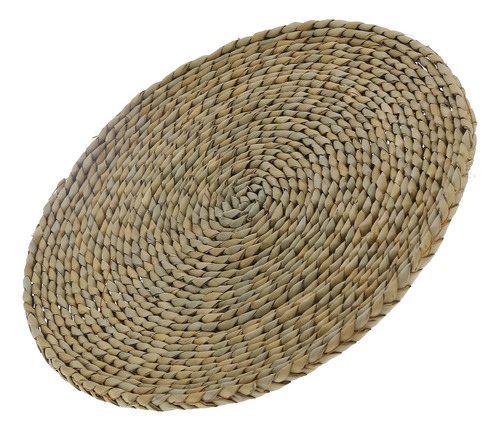 Puf Redondo De Paja Con Forma De Tatami, Con Forma De Cojín,
