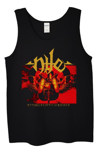 Polera Musculosa Nile Annihilation Of The  Metal Abominatron