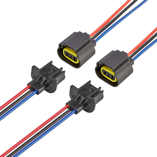 9008 H13 - Conector Adaptador Macho Y Hembra Bombillas ...