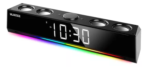 Altavoces de computadora, altavoces dinámicos RGB para PC, Bluetooth 5.0 o  0.138 in, altavoces de computadora alimentados por USB para computadora de