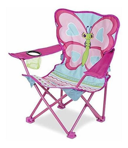 Melissa Y Doug 27 X 25 X 15 Cutie Pie Butterfly Camp Chair