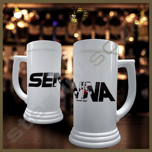 Chopp Plastico Cerveza | Formula 1 #019 | F1 Ayrton Senna