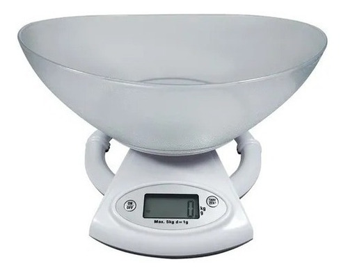 Imagen 1 de 3 de Balanza Cocina Mika De Precision 5kg Digital Con Bowl