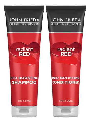 Jhon Frieda Shampoo E  Condicionador Radiant Red 245ml