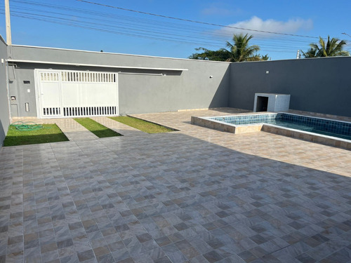 Casa Nova Com Piscina E Três Dormitórios No Cibratel 2 Em Itanhaém Litoral Sul De Sp