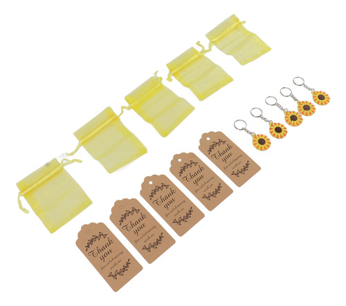 30 Juegos De Llaveros Sunflower Party Favors Para Regalos De