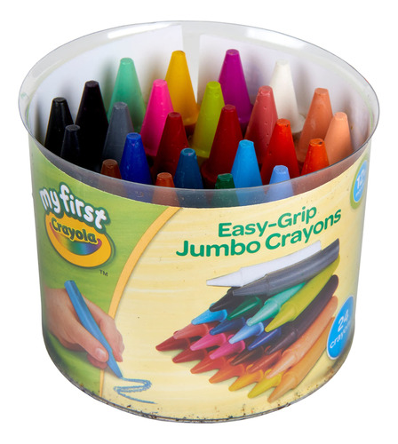 Crayola Myfirst - Crayones Gigantes, Colores Surtidos (paque